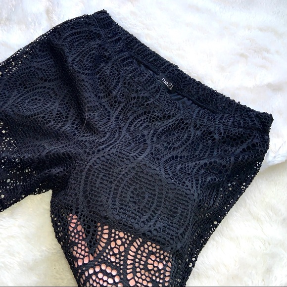 Rue21 Mesh Lacy Flared Pants - Picture 5 of 7
